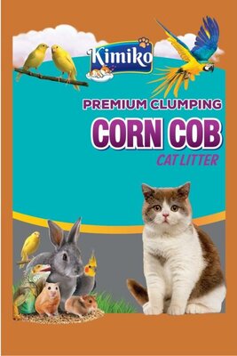 Trademark KIMIKO PREMIUM CLUMPING CORN COB CAT LITTER