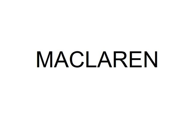 Trademark MACLAREN