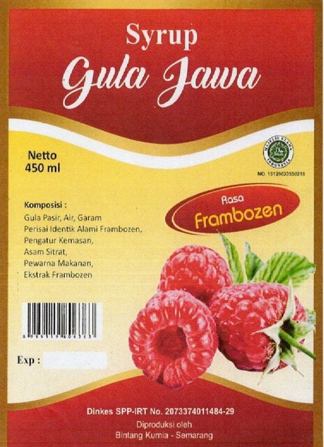 Trademark Syrup Gula Jawa