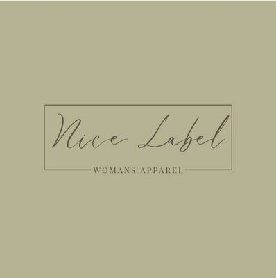 Trademark NICE LABEL WOMANS APPAREL + LUKISAN