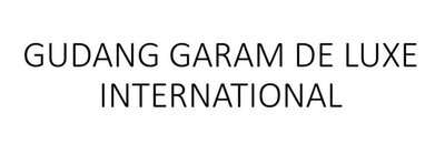 Trademark GUDANG GARAM DE LUXE INTERNATIONAL