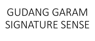 Trademark GUDANG GARAM SIGNATURE SENSE