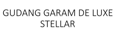 Trademark GUDANG GARAM DE LUXE STELLAR