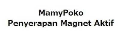 Trademark MamyPoko Penyerapan Magnet Aktif