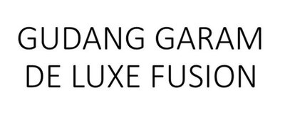 Trademark GUDANG GARAM DE LUXE FUSION