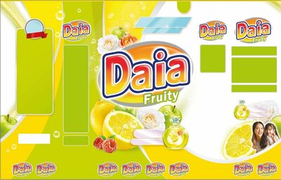 Trademark DAIA FRUITY dan Lukisan