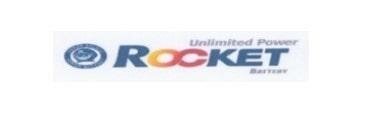 Trademark ROCKET Unlimited Power Battery + Logo