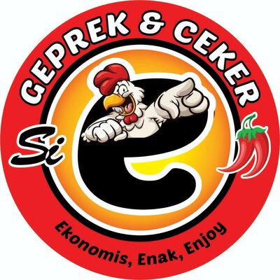 Trademark Geprek & Ceker Si e Ekonomis, Enak, Enjoy + Lukisan Ayam