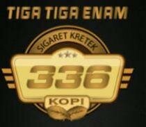 Trademark 336 (TIGA TIGA ENAM) SIGARET KRETEK KOPI + LOGO