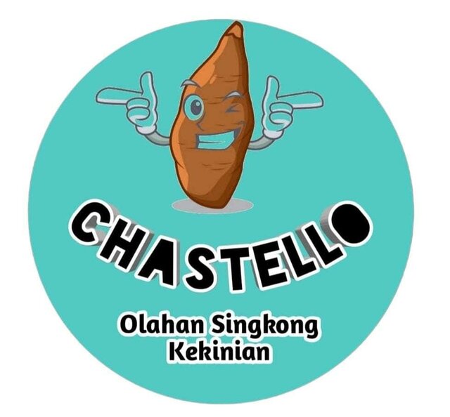 Trademark CHASTELLO olahan singkong kekinian + Gambar/Logo