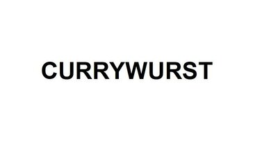 Trademark CURRYWURST