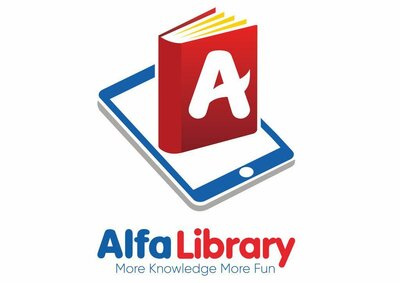 Trademark AlfaLibrary More Knowledge More Fun + Logo