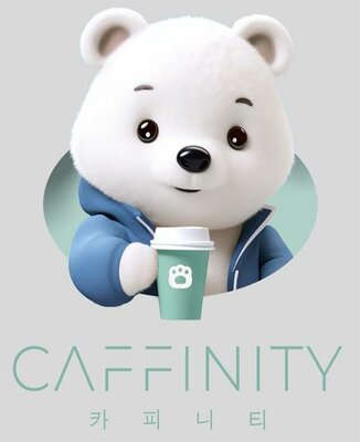 Trademark CAFFINITY + LUKISAN + HURUF KANJI