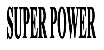 Trademark SUPER POWER