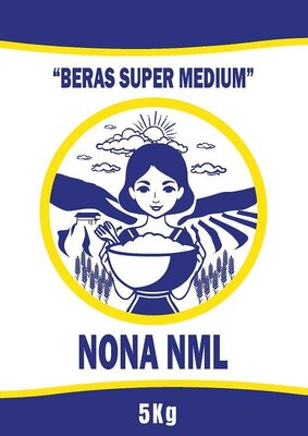 Trademark NONA NML ("BERAS SUPER MEDIUM" NONA NML 5 KG + GAMBAR)