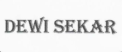 Trademark DEWI SEKAR