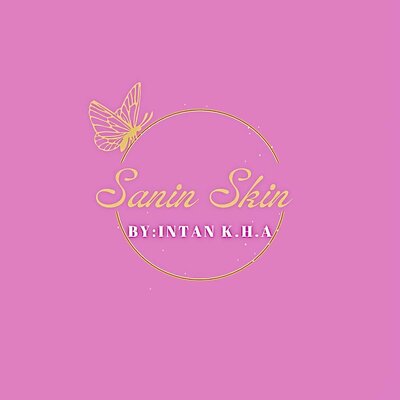 Trademark Sanin Skin By: Intan K.H.A + Lukisan Kupu-kupu