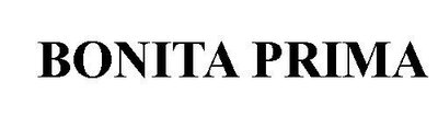 Trademark BONITA PRIMA