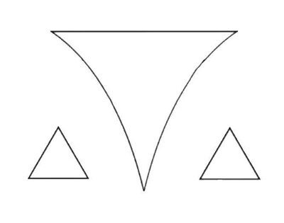 Trademark GAMBAR TIMBANGAN DARI DUA BENTUK SEGITIGA DAN BANGUN DATAR BERBENTUK MIRIP
GUNUNG TERBALIK