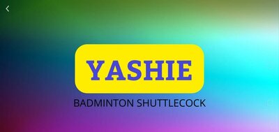 Trademark YASHIE BADMINTON SHUTTLECOCK