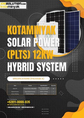 Trademark KOTAMINYAK SOLAR POWER (PLTS) 12KW HYBRID SYSTEM + Logo