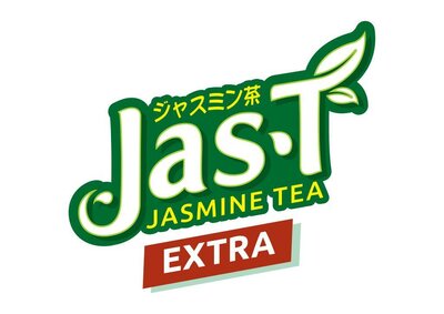 Trademark Jas’T JASMINE TEA EXTRA & Logo + Karakter huruf non-latin