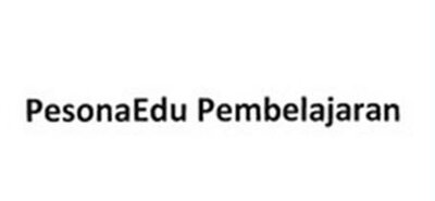 Trademark PesonaEdu Pembelajaran