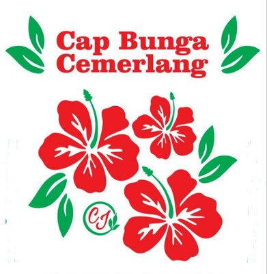 Trademark Cap Bunga Cemerlang + Lukisan bunga cemerlang CJ