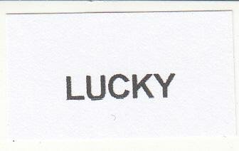 Trademark LUCKY