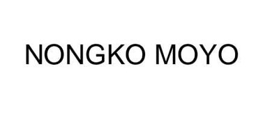 Trademark NONGKO MOYO