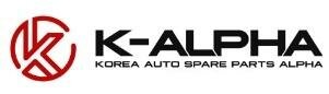 Trademark K-ALPHA KOREA AUTO SPARE PARTS ALPHA + LOGO