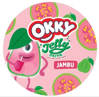 Trademark OKKY JELLY DRINK Cara Asik Tunda Lapar Jambu + lukisan