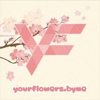 Trademark yourflowers.byme + lukisan/ logo