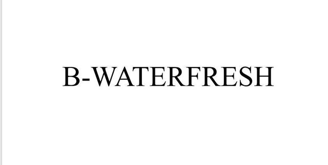 Trademark B-WATERFRESH