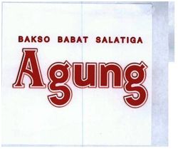 Trademark BAKSO BABAT SALATIGA AGUNG