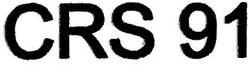 Trademark CRS 91