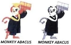 Trademark MONKEY ABACUS + GAMBAR