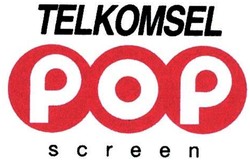 Trademark TELKOMSEL POP SCREEN