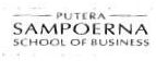 Trademark PUTERA SAMPOERNA SCHOOL OF BUSINESS SSB