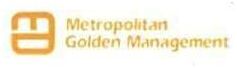 Trademark METROPOLITAN GOLDEN MANAGEMENT + LOGO