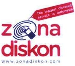 Trademark ZONA DISKON + LOGO