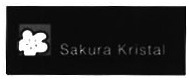 Trademark SAKURA KRISTAL + LOGO