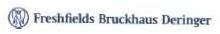 Trademark FRESHFIELDS BRUCKHAUS DERINGER