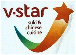 Trademark V-STAR SUKI & CHINESE CUISINE + LOGO