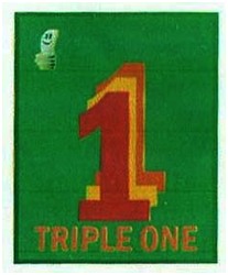 Trademark 1 TRIPLE ONE + LOGO