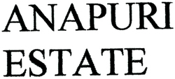 Trademark ANAPURI ESTATE