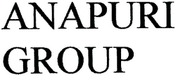 Trademark ANAPURI GROUP