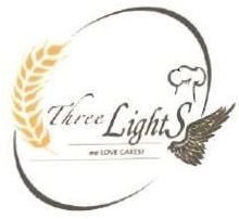 Trademark THREE LIGHTS WE LOVE CAKES+LUKISAN