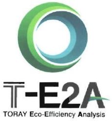 Trademark T-E2A TORAY ECO-EFFICIENCY ANALYSIS + LOGO