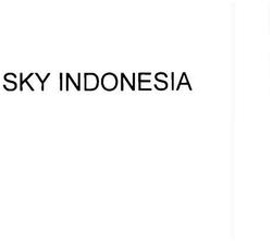 Trademark SKY INDONESIA